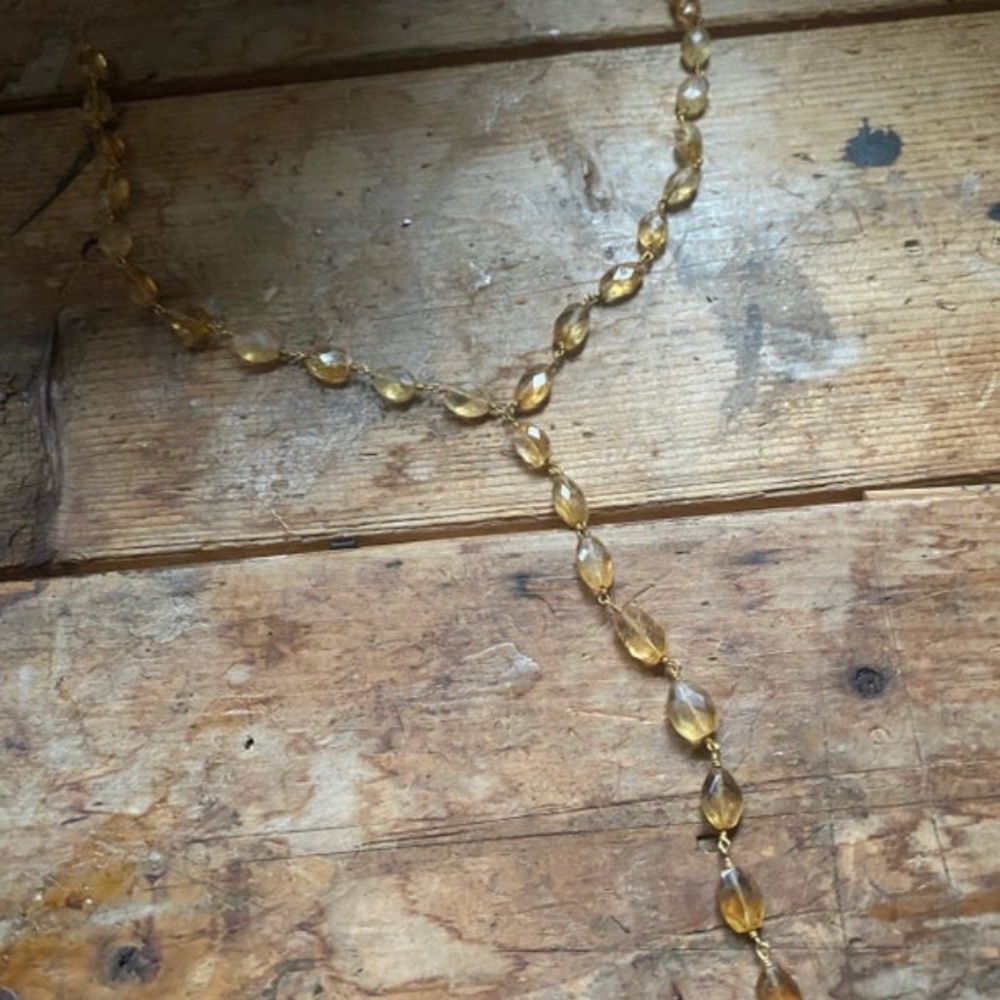 Citrine necklace